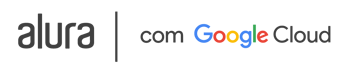 logo da alura com google cloud